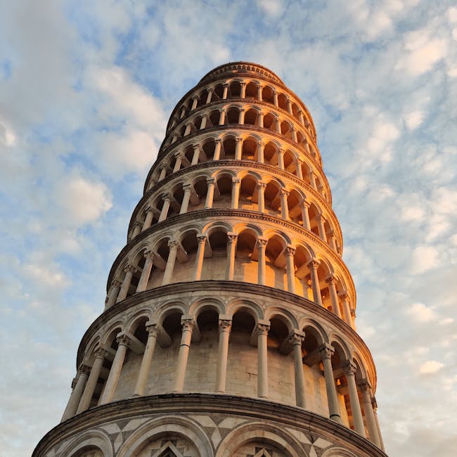 Leaning Tower sunset Piazza dei Miracoli