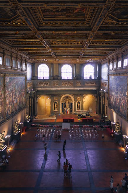 Palazzo Vecchio Salone dei Cinquecento interior
