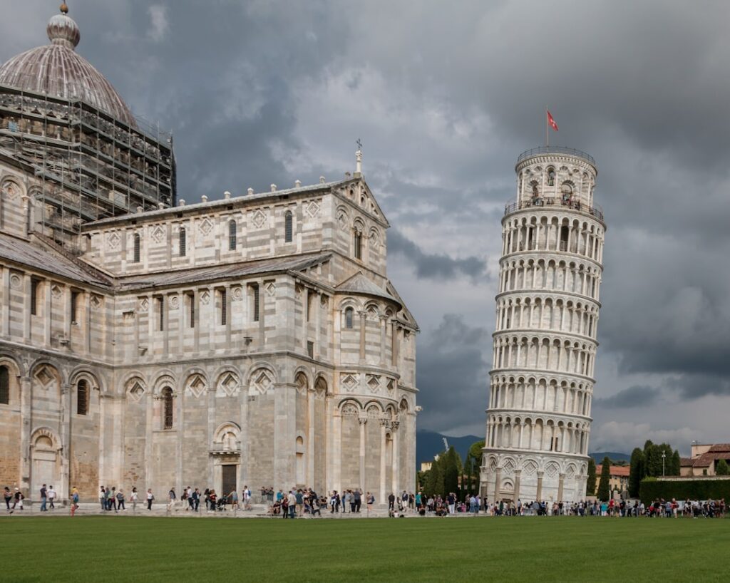 Pisa photo editing before after comparison