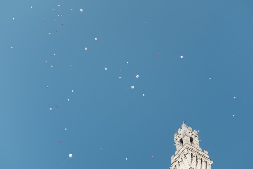 Siena Piazza del Campo morning sun